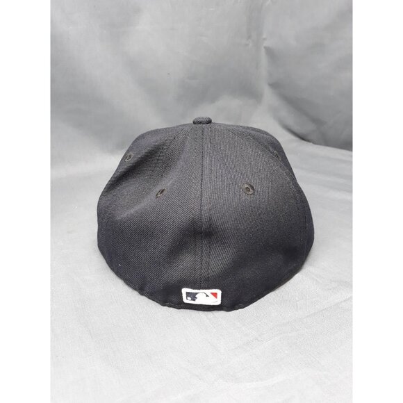 New Era 59Fifty Boston Red Sox Fitted Cap Navy Size 7 1/8 NEW WITH TAGS! - Picture 3 of 6